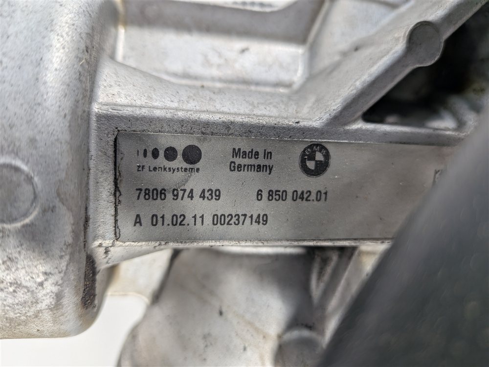 Thumbnail 8: 11-19 BMW 528I 535I 550I 640I 650I 750I F01 F06 F10 POWER STEERING RACK PINION
