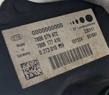 Thumbnail 9: 11-19 BMW 528I 535I 550I 640I 650I 750I F01 F06 F10 POWER STEERING RACK PINION