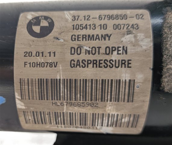 Thumbnail 10: 11-16 BMW 528I 535I 550I F07 F10 REAR LEFT/RIGHT ADAPTIVE SUSPENSION STRUT SET/2