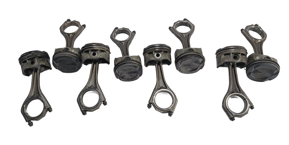 Thumbnail 3: 2009-2014 BMW 550i 750i X5 X6 (F01 F10 E70 E71) 4.4L N63 TWIN TURBO PISTON SET/8