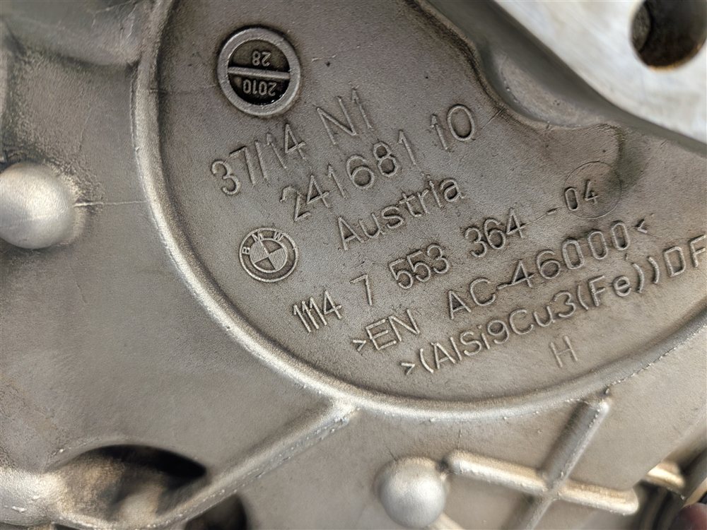 Thumbnail 4: 2009-2012 BMW 550i 650i 750i 750Li (F01 F10) 4.4L N63 ENGINE LOWER TIMING COVER