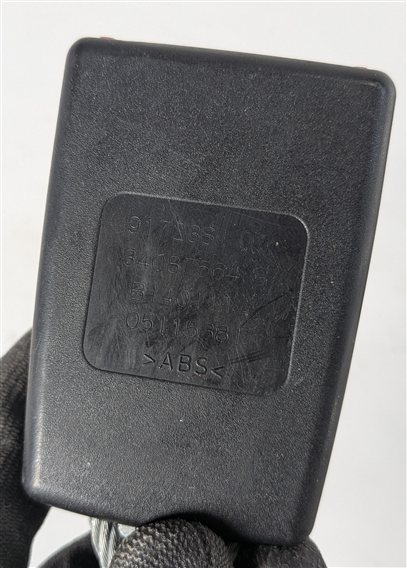 Thumbnail 6: 2011 BMW 550I F10 REAR LEFT CENTER RIGHT SEATBELT BUCKLE RECEIVER SET/3 (Black)