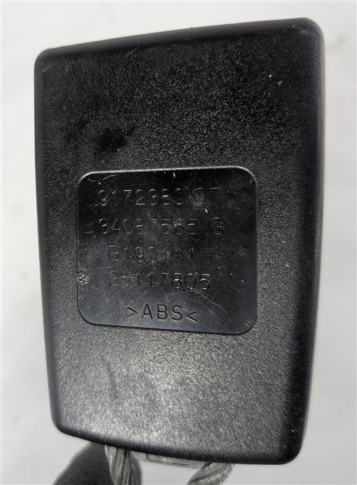 Thumbnail 8: 2011 BMW 550I F10 REAR LEFT CENTER RIGHT SEATBELT BUCKLE RECEIVER SET/3 (Black)