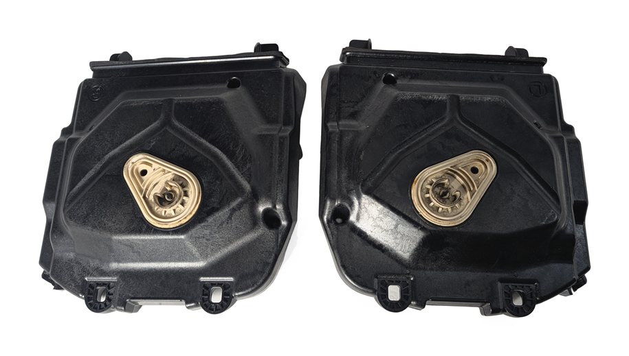 Thumbnail 6: 2011 BMW 550I (F10) RADIO STEREO LEFT/RIGHT UNDERSEAT SUBWOOFER SPEAKER SET/2