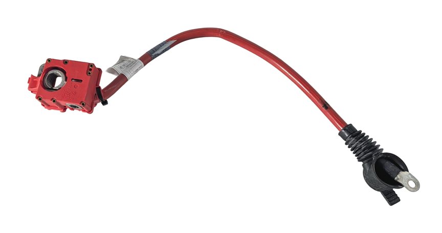 Thumbnail 2: 2011 BMW 550I (F10) 4.4L POSITIVE BATTERY CABLE w/ PYROTECHNIC SAFETY TERMINAL
