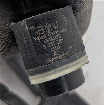 Thumbnail 11: 2011 BMW 550I F10 FRONT PARK ASSIST PDC DISTANCE SENSOR SET/4 w/ HARNESS (Black)