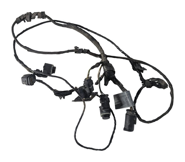 Thumbnail 2: 2011 BMW 550I F10 FRONT PARK ASSIST PDC DISTANCE SENSOR SET/4 w/ HARNESS (Black)
