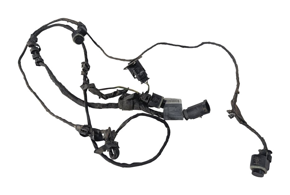 Thumbnail 5: 2011 BMW 550I F10 FRONT PARK ASSIST PDC DISTANCE SENSOR SET/4 w/ HARNESS (Black)