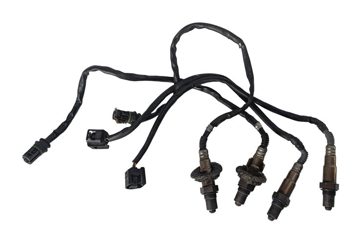 2011 BMW 550I (F10) 4.4L (N63) ENGINE OXYGEN O2 LAMBDA PROBE SENSOR WIRE SET/4