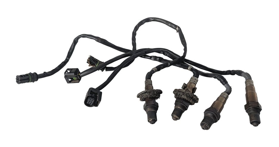 Thumbnail 3: 2011 BMW 550I (F10) 4.4L (N63) ENGINE OXYGEN O2 LAMBDA PROBE SENSOR WIRE SET/4
