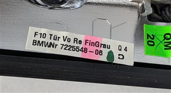 Thumbnail 14: 2011 BMW 550I F10 INTERIOR DOOR DASH CENTER CONSOLE TRIM SET/8 (Fineline Wood)
