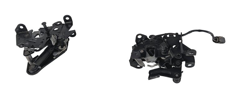 2011 BMW 550I (F10) FRONT LEFT/RIGHT HOOD LID LOCK LATCH SET/2 w/ AJAR SENSOR