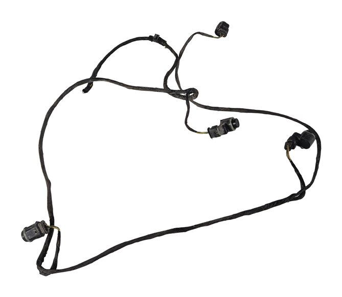 Thumbnail 2: 2011 BMW 550I F10 REAR PARK ASSIST PDC DISTANCE SENSOR SET/4 w/HARNESS (Black)