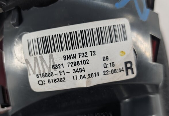 Thumbnail 9: 14-17 BMW 428i 430i 435i 440i M4 (F32 F33 F36) RIGHT INNER TAILLIGHT LIGHT LAMP