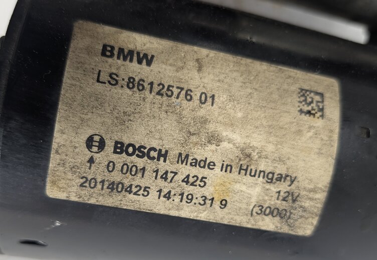 Thumbnail 7: 14-18 BMW 228i 328i 328iGT 428i 528i X1 X3 X4 (F30 F32 F25) 2.0L STARTER MOTOR
