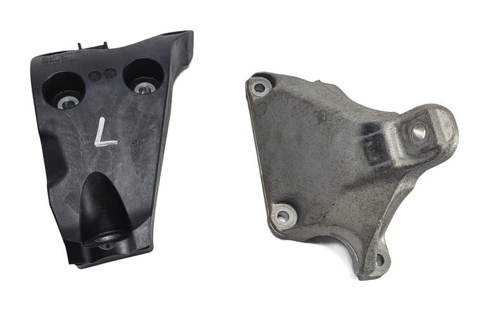 Thumbnail 2: 2014 BMW 428I (F33) 2.0L N20 ENGINE LEFT/RIGHT MOTOR MOUNT SUPPORT BRACKET SET/2