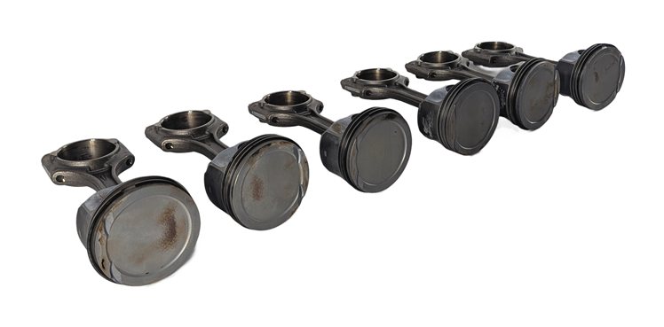 2008 LAND ROVER LR2 (L359) 3.2L (B6324S) ENGINE PISTON & CONNECTING ROD SET/6