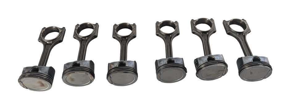Thumbnail 3: 2008 LAND ROVER LR2 (L359) 3.2L (B6324S) ENGINE PISTON & CONNECTING ROD SET/6