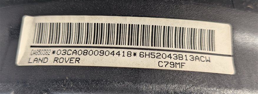 Thumbnail 9: 2008-2010 LAND ROVER LR2 (L359) LEFT DRIVER STEERING WHEEL SRS AIRBAG (Black)