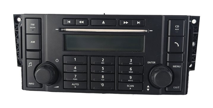 Thumbnail 3: 2008-2012 LAND ROVER LR2 (L359) AM FM RADIO CD CONTROL PANEL FACE PLATE LR001070
