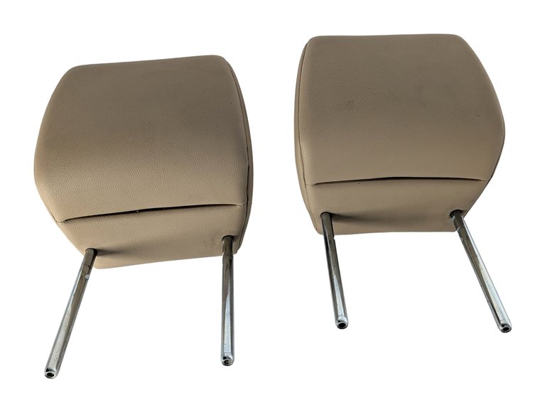 Thumbnail 3: 2008 LAND ROVER LR2 (L359) FRONT LEFT/RIGHT SEAT HEADREST SET/2 LEATHER (Beige)