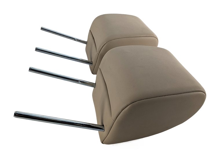 Thumbnail 6: 2008 LAND ROVER LR2 (L359) FRONT LEFT/RIGHT SEAT HEADREST SET/2 LEATHER (Beige)