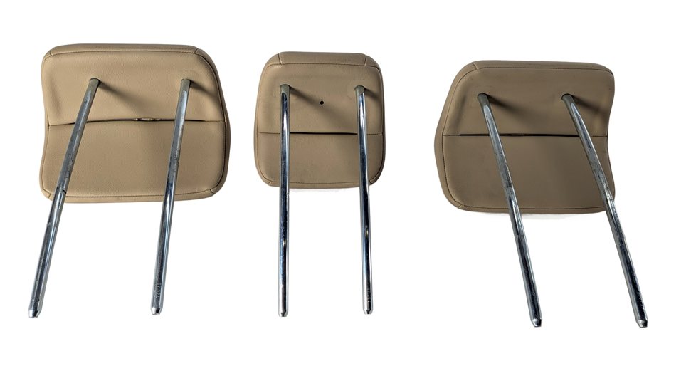 Thumbnail 6: 2008 LAND ROVER LR2 (L359) REAR 2ND ROW SEAT HEADREST SET/3 LEATHER (Beige)