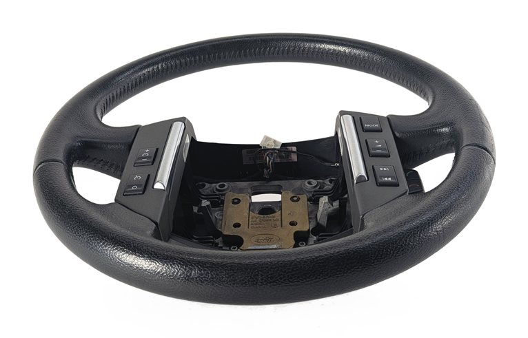 Thumbnail 2: 2008 LAND ROVER LR2 L359 LEATHER MULTIFUNCTION STEERING WHEEL w/SWITCHES (Black)