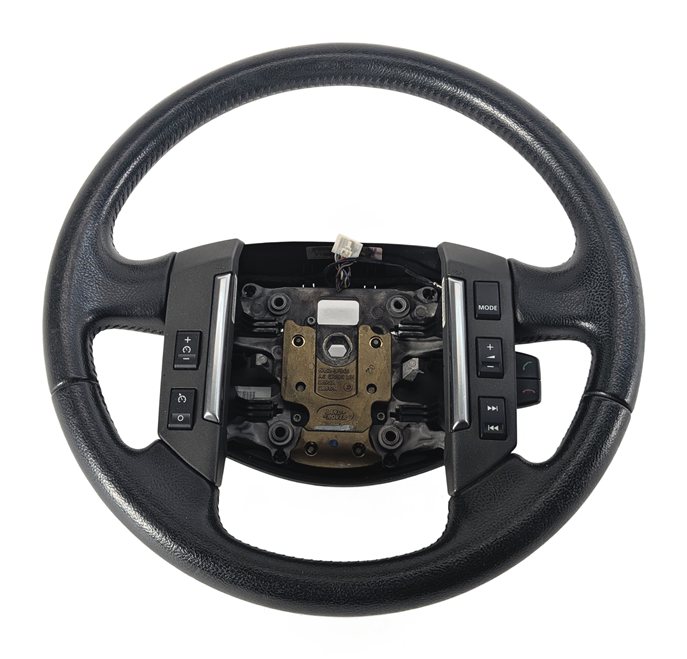 Thumbnail 3: 2008 LAND ROVER LR2 L359 LEATHER MULTIFUNCTION STEERING WHEEL w/SWITCHES (Black)