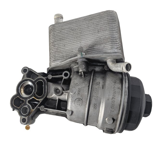 Thumbnail 3: 08-12 LAND ROVER LR2 L359 3.2L (B6324S) ENGINE OIL FILTER HOUSING w/ OIL COOLER