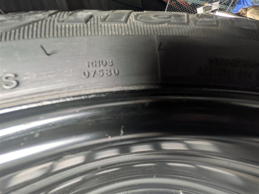 Thumbnail 11: 2008-2014 LAND ROVER LR2 (L359) 17X7 STEEL EMERGENCY SPARE WHEEL RIM w/ TIRE