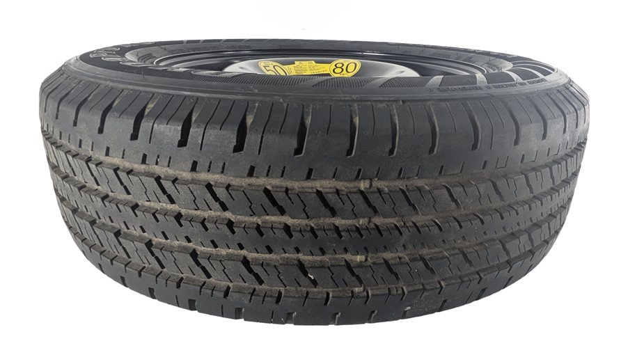 Thumbnail 2: 2008-2014 LAND ROVER LR2 (L359) 17X7 STEEL EMERGENCY SPARE WHEEL RIM w/ TIRE