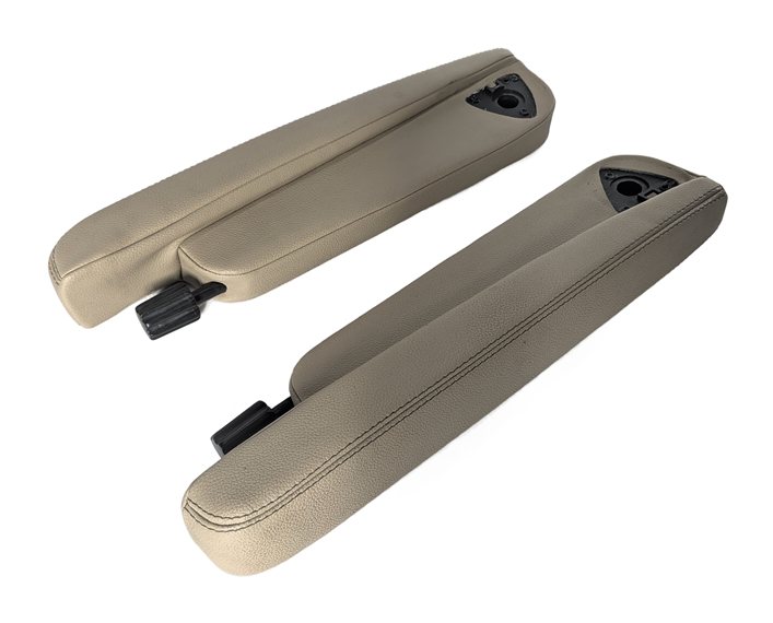 2008 LAND ROVER LR2 L359 FRONT LEFT & RIGHT SEAT ARMREST ARM REST SET/2 (Beige)