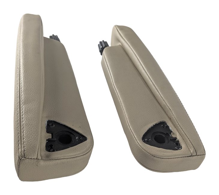 Thumbnail 4: 2008 LAND ROVER LR2 L359 FRONT LEFT & RIGHT SEAT ARMREST ARM REST SET/2 (Beige)