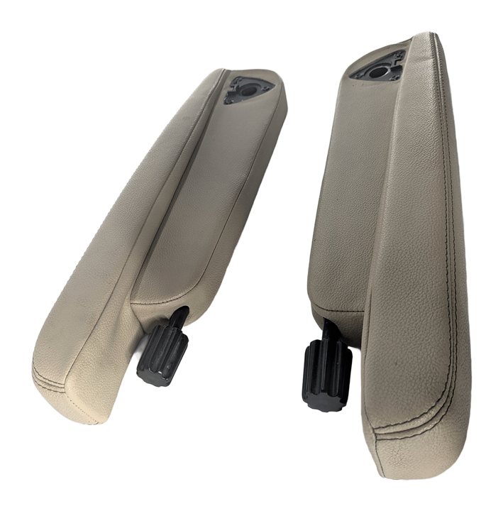 Thumbnail 5: 2008 LAND ROVER LR2 L359 FRONT LEFT & RIGHT SEAT ARMREST ARM REST SET/2 (Beige)