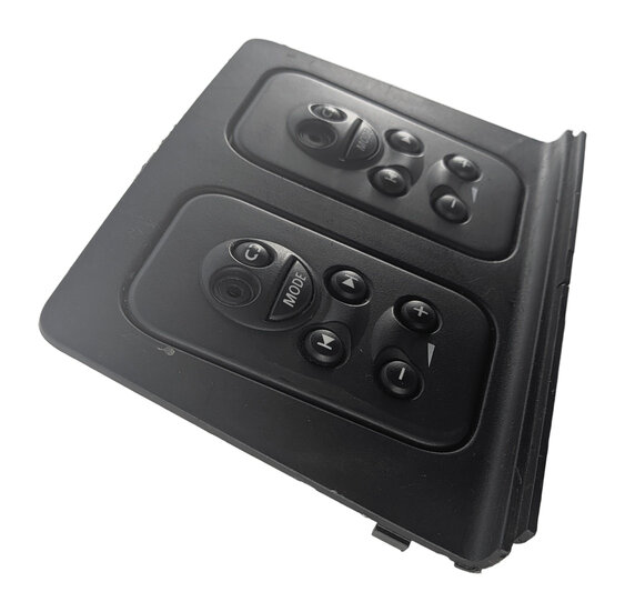 Thumbnail 5: 08-14 LAND ROVER LR2 L359 REAR RADIO AUDIO CONTROL PANEL w/ DUAL HEADPHONE JACKS