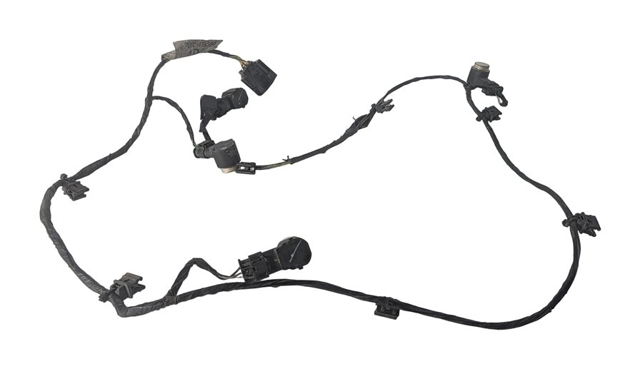 Thumbnail 6: 2008 LAND ROVER LR2 (L359) REAR PARK ASSIST PDC SENSOR SET/4 w/ HARNESS (White)