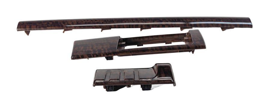 Thumbnail 2: 2008 LAND ROVER LR2 (L359) INTERIOR DASH TRIM PANEL SET/3 (Dark Eucalyptus Wood)