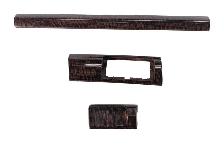 Thumbnail 3: 2008 LAND ROVER LR2 (L359) INTERIOR DASH TRIM PANEL SET/3 (Dark Eucalyptus Wood)