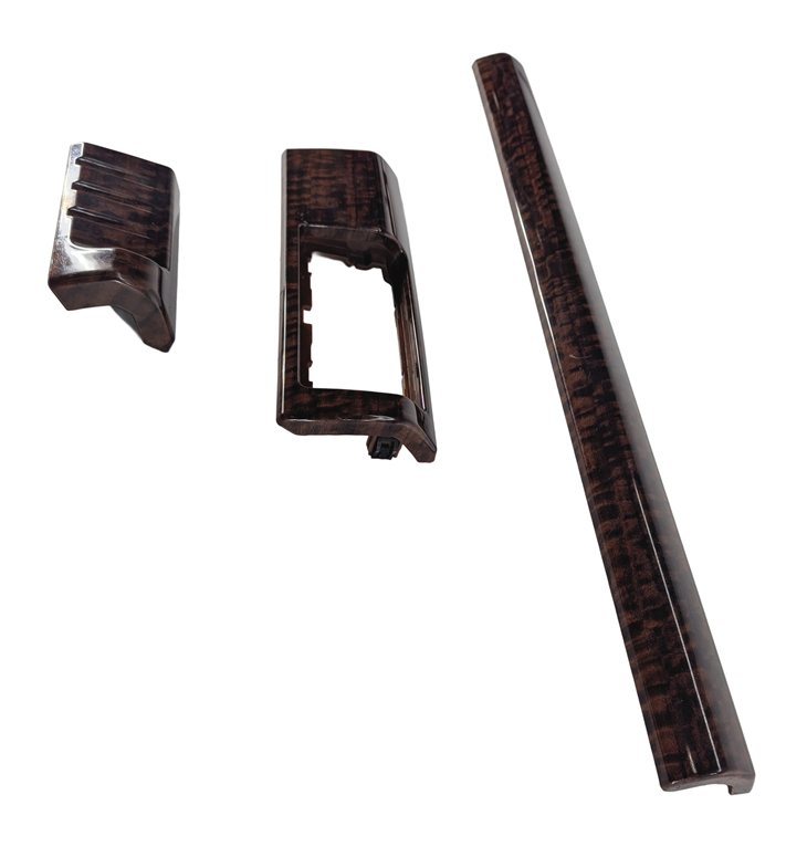 Thumbnail 4: 2008 LAND ROVER LR2 (L359) INTERIOR DASH TRIM PANEL SET/3 (Dark Eucalyptus Wood)