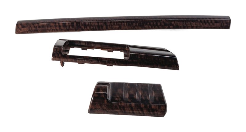 Thumbnail 6: 2008 LAND ROVER LR2 (L359) INTERIOR DASH TRIM PANEL SET/3 (Dark Eucalyptus Wood)