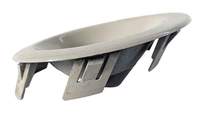 Thumbnail 6: 2008 LAND ROVER LR2 L359 FRONT LEFT DRIVER FOG LIGHT TRIM BEZEL SURROUND (White)