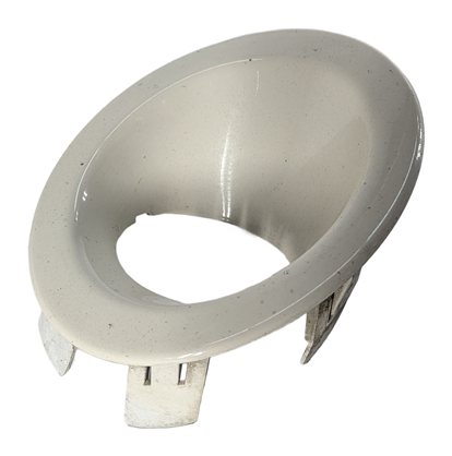 2008 LAND ROVER LR2 L359 FRONT RIGHT PASSENGER FOG LIGHT TRIM BEZEL RING (White)