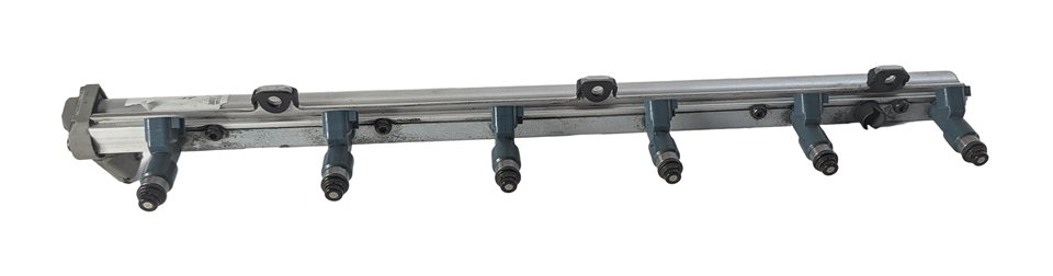 Thumbnail 2: 2008-2012 LAND ROVER LR2 (L359) 3.2L (B6324S) FUEL INJECTOR SET/6 w/ FUEL RAIL