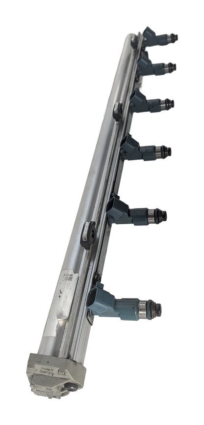 Thumbnail 4: 2008-2012 LAND ROVER LR2 (L359) 3.2L (B6324S) FUEL INJECTOR SET/6 w/ FUEL RAIL