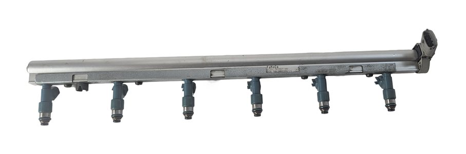Thumbnail 6: 2008-2012 LAND ROVER LR2 (L359) 3.2L (B6324S) FUEL INJECTOR SET/6 w/ FUEL RAIL