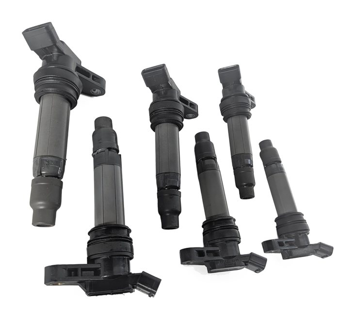 Thumbnail 5: 08 LAND ROVER LR2 (L359) 3.2L ENGINE IGNITION COIL SET/6 DURALAST AFTERMARKET