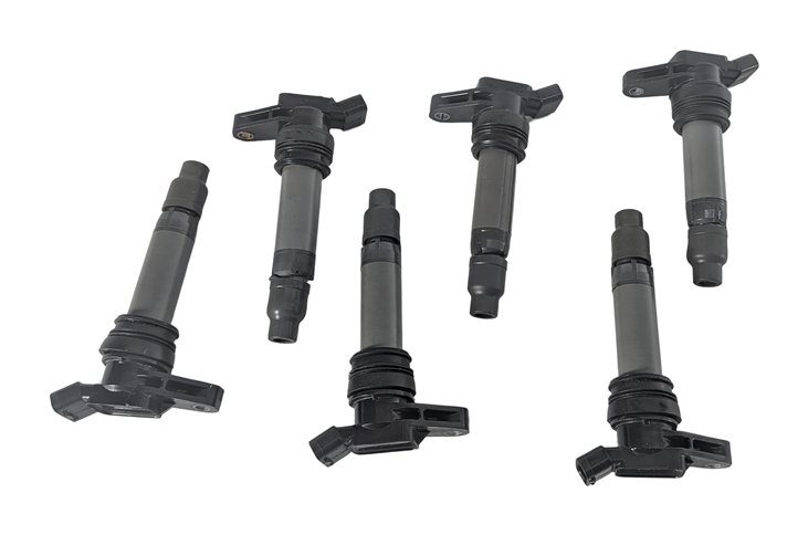Thumbnail 6: 08 LAND ROVER LR2 (L359) 3.2L ENGINE IGNITION COIL SET/6 DURALAST AFTERMARKET