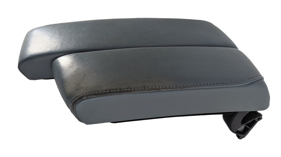 Thumbnail 4: 06-13 BMW 328i 335i M3 (E90 E92 E93) CENTER CONSOLE ARMREST LID LEATHER (Grey)