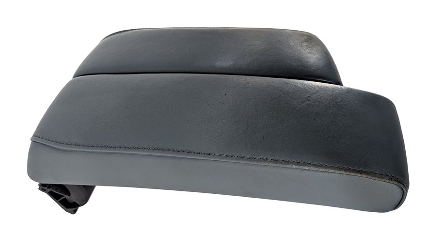 Thumbnail 5: 06-13 BMW 328i 335i M3 (E90 E92 E93) CENTER CONSOLE ARMREST LID LEATHER (Grey)